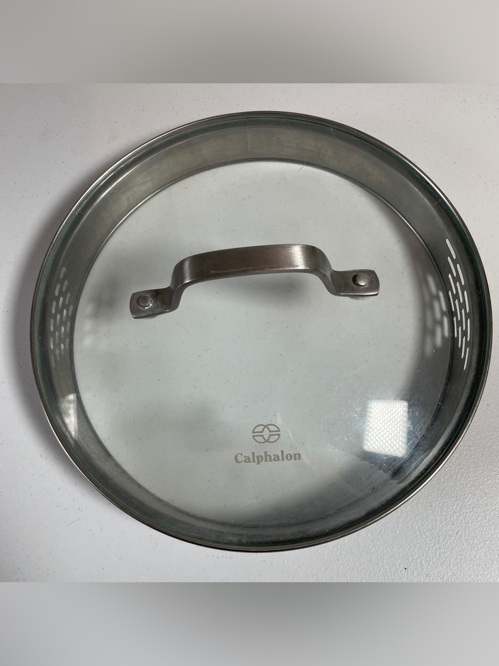 Calphalon Stainless Steel and Clear Glass Lid 8 1/2”  *Lid ONLY*